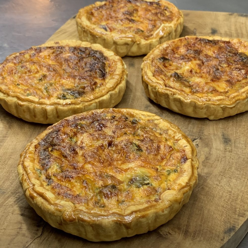 Quiche Vegetable and goat cheese