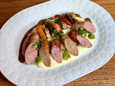 HOMEMADE SAUSAGE BOARD