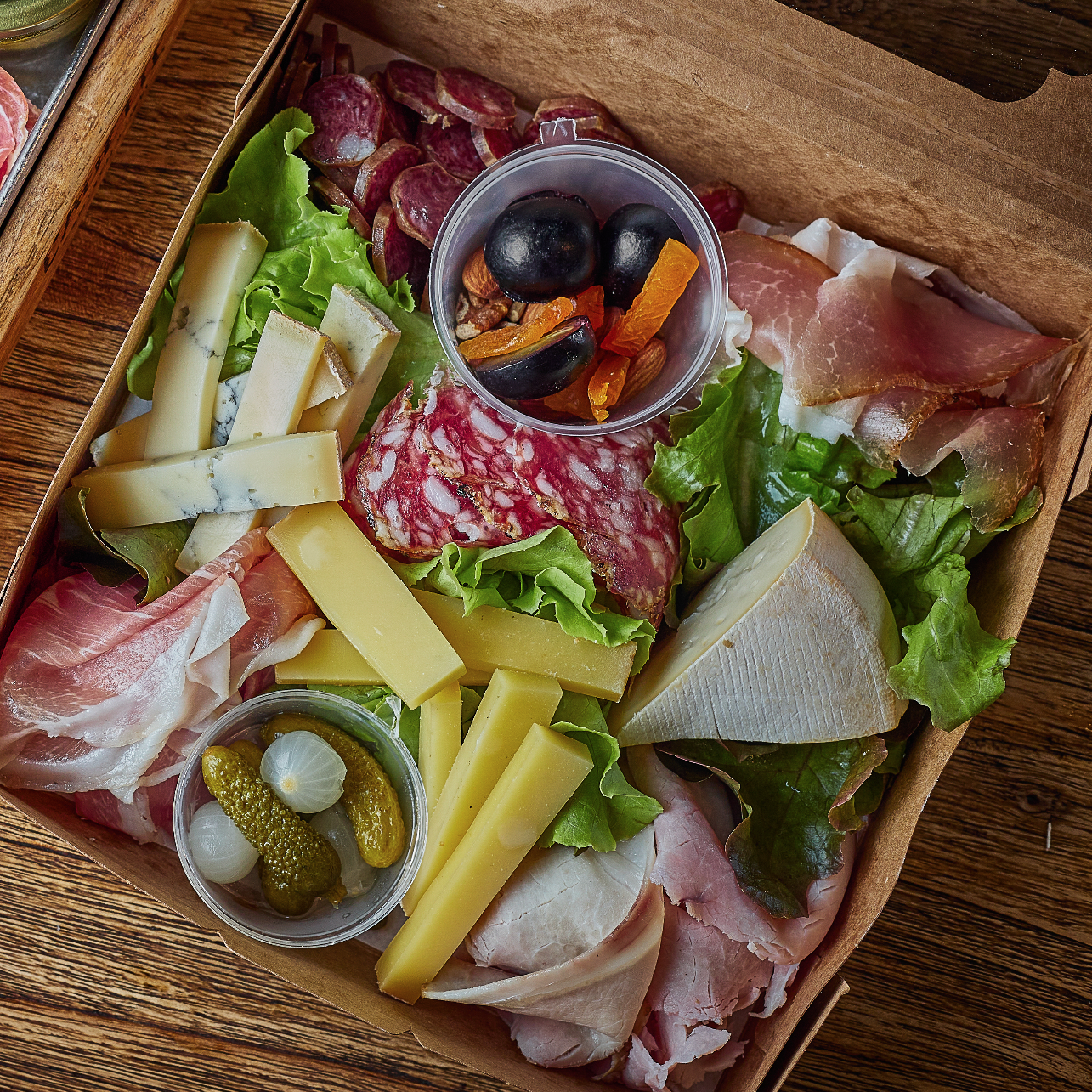 Mixed Cold Cuts Charcuterie & Cheese